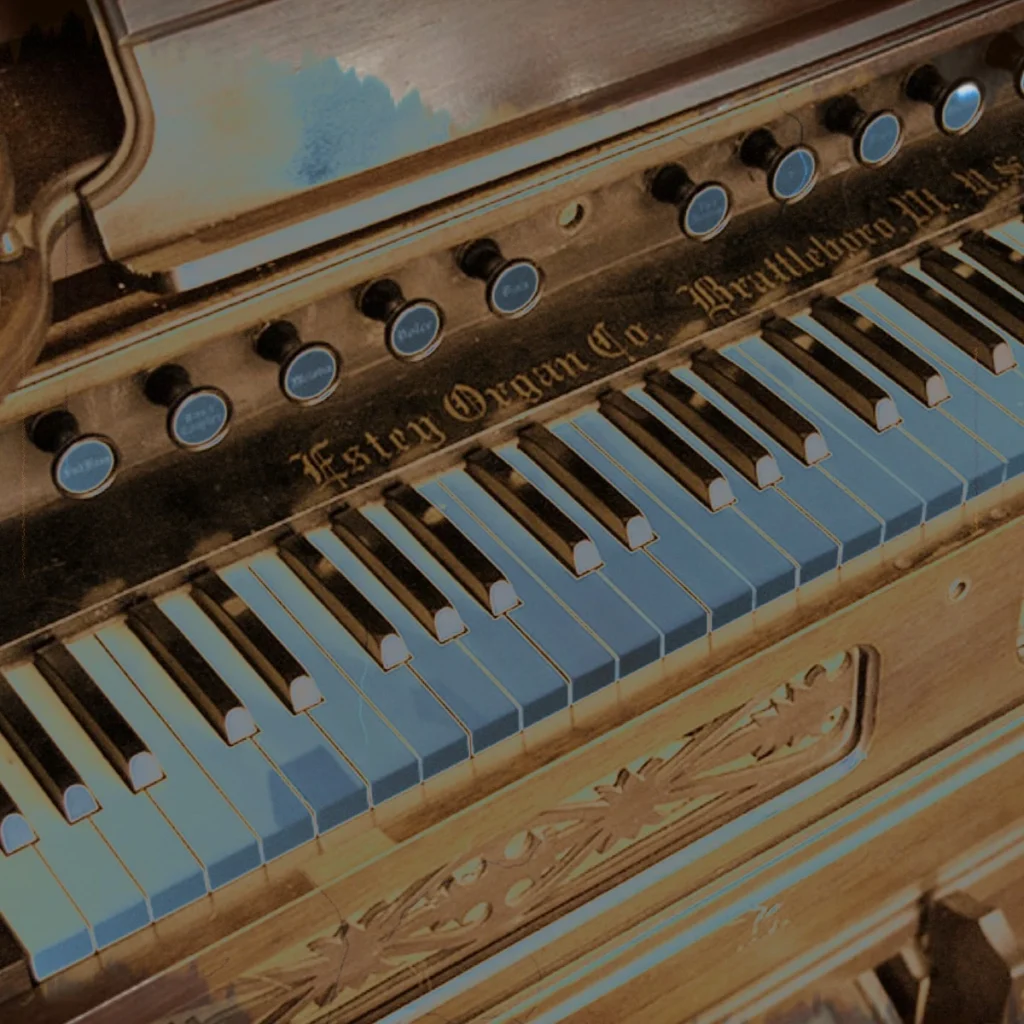 This old Estey pump organ in Tiffany, Colorado, waits all year to be played